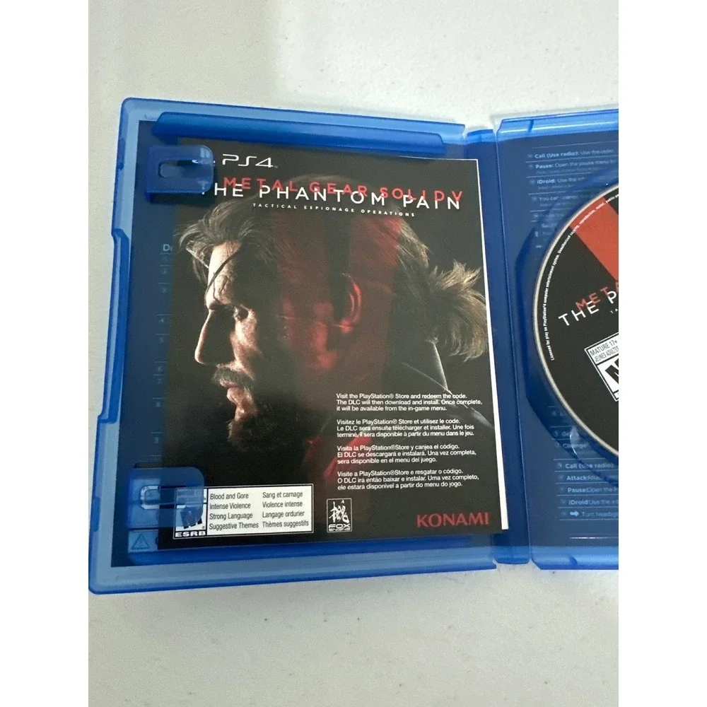 Metal Gear Solid V The Phantom Pain Day One Edition PS4 Sony PlayStation 4 Map